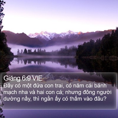 Giăng 6:9 VIE Bible Verse Image