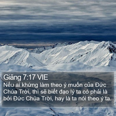 Giăng 7:17 VIE Bible Verse Image