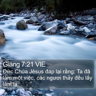 Giăng 7:21 VIE Bible Verse Image