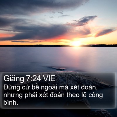 Giăng 7:24 VIE Bible Verse Image