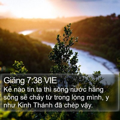 Giăng 7:38 VIE Bible Verse Image