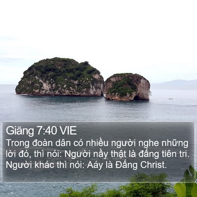 Giăng 7:40 VIE Bible Verse Image
