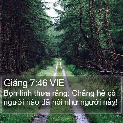Giăng 7:46 VIE Bible Verse Image