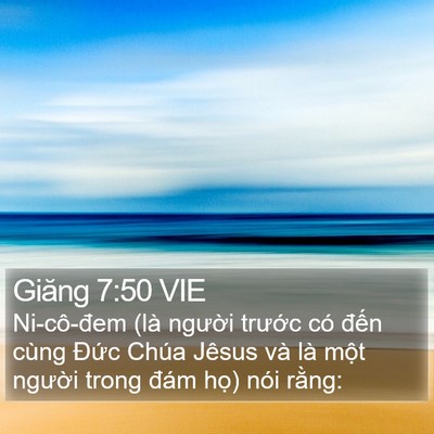 Giăng 7:50 VIE Bible Verse Image