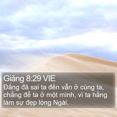 Giăng 8:29 VIE Bible Verse Image