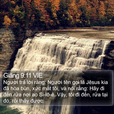 Giăng 9:11 VIE Bible Verse Image