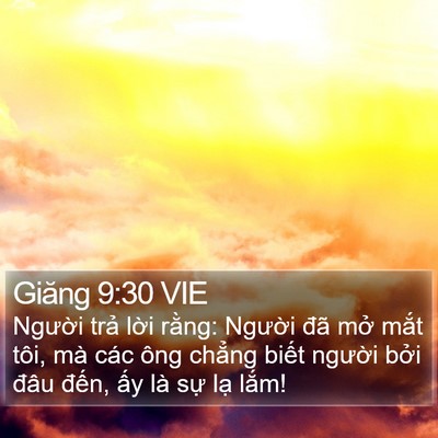 Giăng 9:30 VIE Bible Verse Image