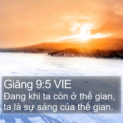 Giăng 9:5 VIE Bible Verse Image