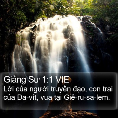Giảng Sư 1:1 VIE Bible Verse Image
