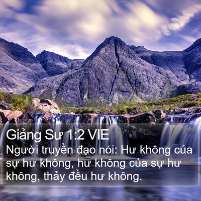 Giảng Sư 1:2 VIE Bible Verse Image