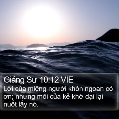 Giảng Sư 10:12 VIE Bible Verse Image