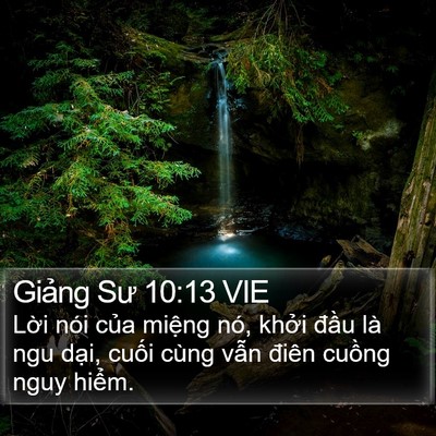 Giảng Sư 10:13 VIE Bible Verse Image