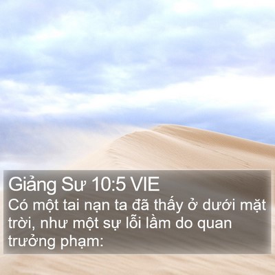 Giảng Sư 10:5 VIE Bible Verse Image