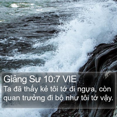 Giảng Sư 10:7 VIE Bible Verse Image