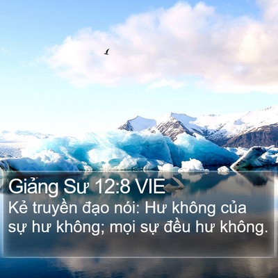 Giảng Sư 12:8 VIE Bible Verse Image