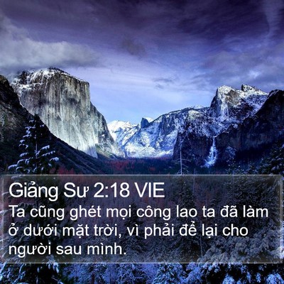 Giảng Sư 2:18 VIE Bible Verse Image