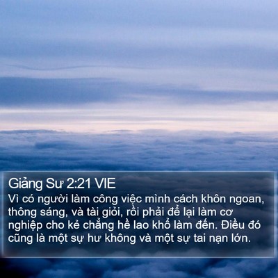 Giảng Sư 2:21 VIE Bible Verse Image