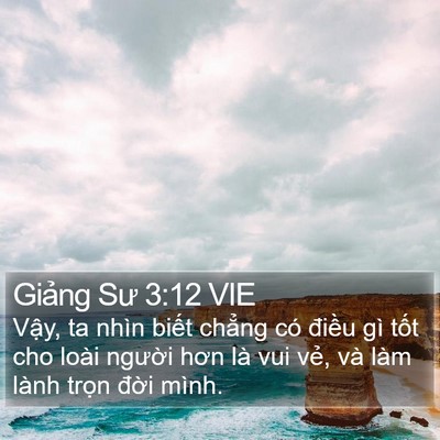 Giảng Sư 3:12 VIE Bible Verse Image
