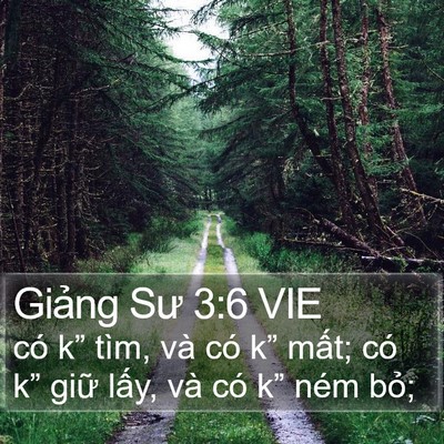 Giảng Sư 3:6 VIE Bible Verse Image