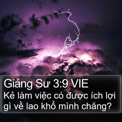 Giảng Sư 3:9 VIE Bible Verse Image