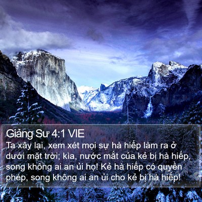 Giảng Sư 4:1 VIE Bible Verse Image