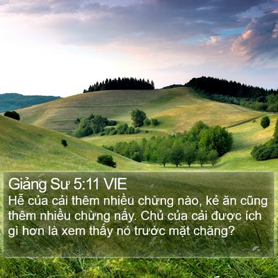 Giảng Sư 5:11 VIE Bible Verse Image
