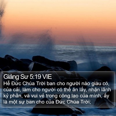 Giảng Sư 5:19 VIE Bible Verse Image