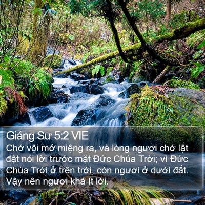 Giảng Sư 5:2 VIE Bible Verse Image