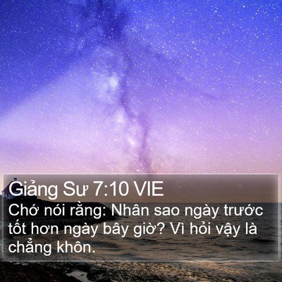 Giảng Sư 7:10 VIE Bible Verse Image