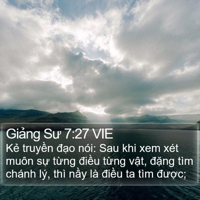 Giảng Sư 7:27 VIE Bible Verse Image
