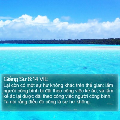 Giảng Sư 8:14 VIE Bible Verse Image