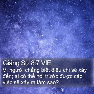 Giảng Sư 8:7 VIE Bible Verse Image