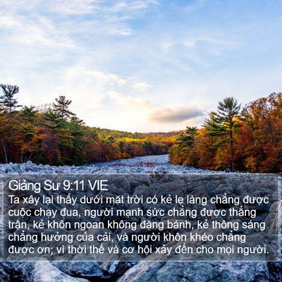 Giảng Sư 9:11 VIE Bible Verse Image