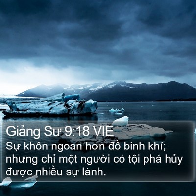 Giảng Sư 9:18 VIE Bible Verse Image