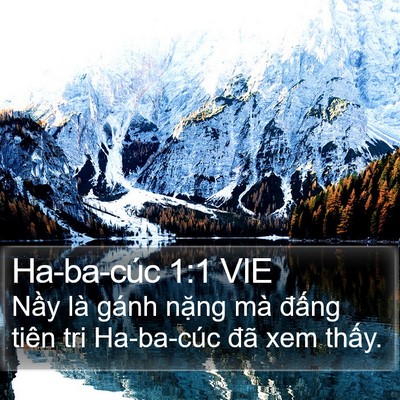 Ha-ba-cúc 1:1 VIE Bible Verse Image