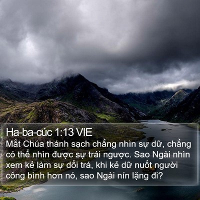 Ha-ba-cúc 1:13 VIE Bible Verse Image