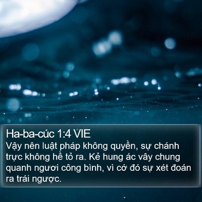 Ha-ba-cúc 1:4 VIE Bible Verse Image
