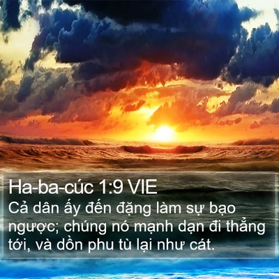 Ha-ba-cúc 1:9 VIE Bible Verse Image