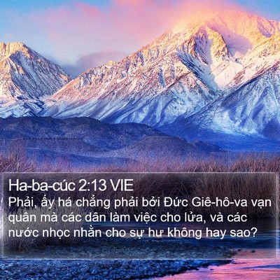 Ha-ba-cúc 2:13 VIE Bible Verse Image