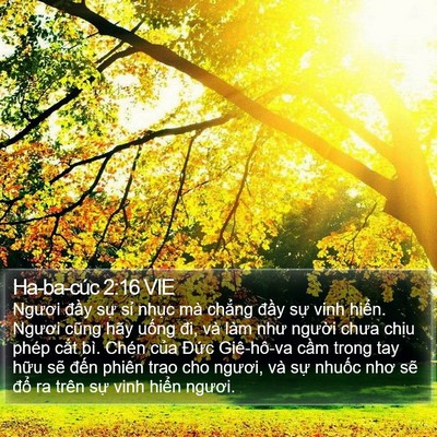 Ha-ba-cúc 2:16 VIE Bible Verse Image
