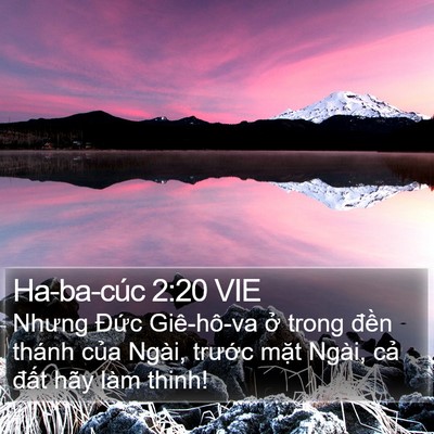 Ha-ba-cúc 2:20 VIE Bible Verse Image