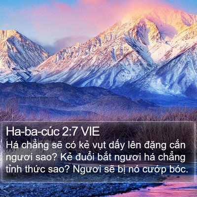 Ha-ba-cúc 2:7 VIE Bible Verse Image