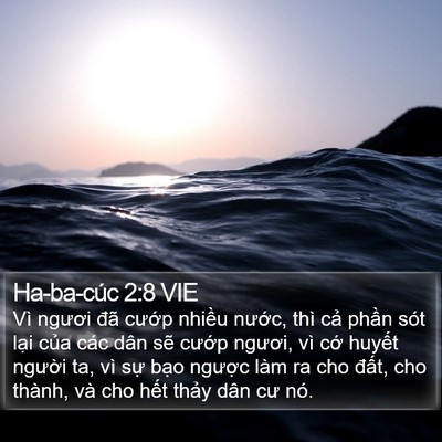 Ha-ba-cúc 2:8 VIE Bible Verse Image