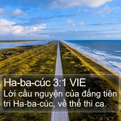 Ha-ba-cúc 3:1 VIE Bible Verse Image