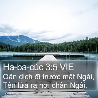 Ha-ba-cúc 3:5 VIE Bible Verse Image