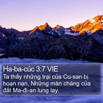 Ha-ba-cúc 3:7 VIE Bible Verse Image