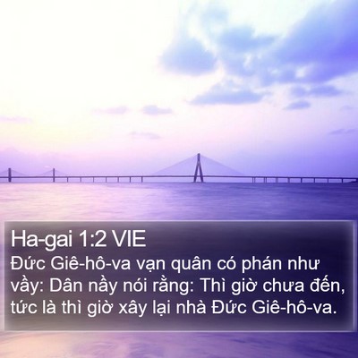 Ha-gai 1:2 VIE Bible Verse Image