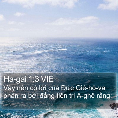 Ha-gai 1:3 VIE Bible Verse Image