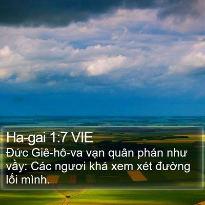 Ha-gai 1:7 VIE Bible Verse Image