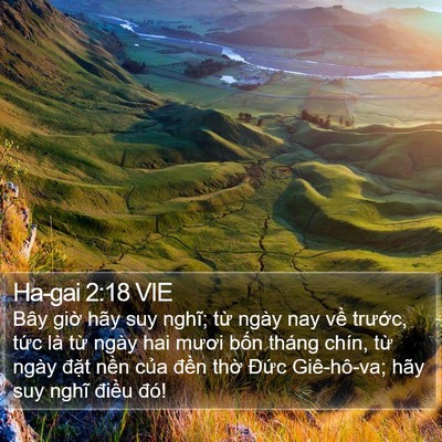 Ha-gai 2:18 VIE Bible Verse Image